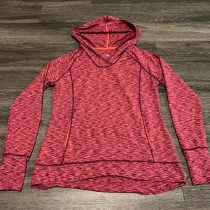 Hooded athletic top